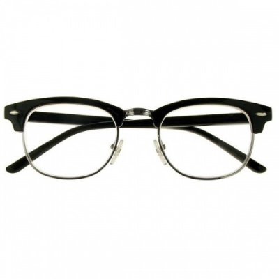 Black Retro JFK Style Reading Glasses-Bromley